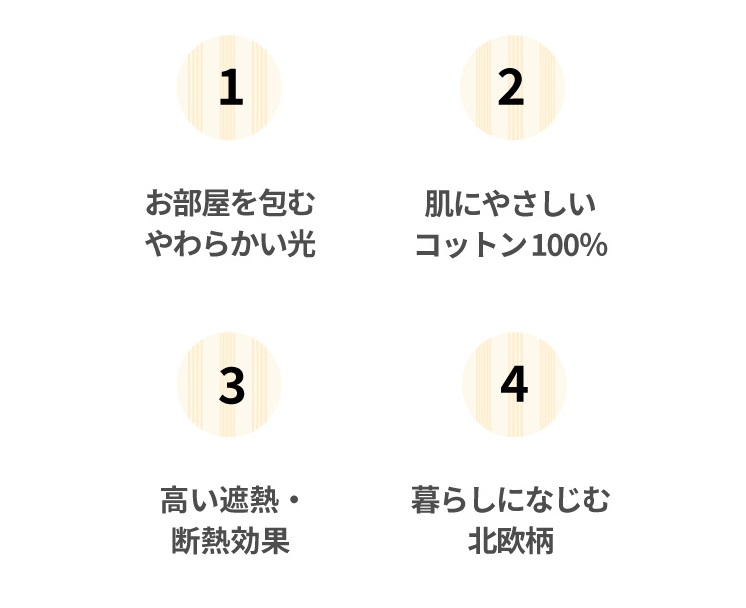 採光デザインロールスクリーン 3つのポイント