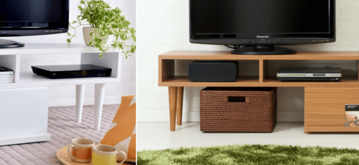 Slim TV stand