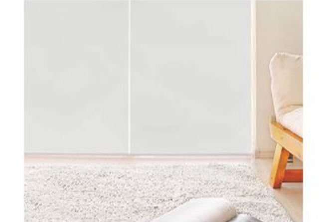 Roll screen completely shaded