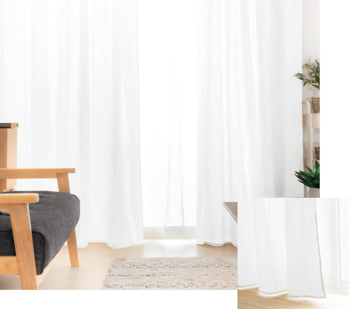 linen curtains